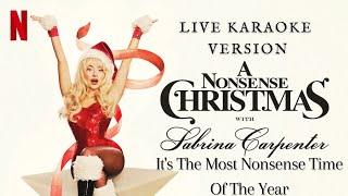 Sabrina Carpenter - Its The Most Nonsense Time Of The Year[Live Karaoke Studio/A Nonsense Christmas]