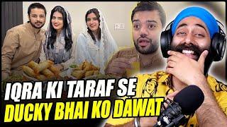 Sistrology Wali Iqra Ki Taraf Se Iftari Ki Dawat - Ducky Bhai | Indian Reaction | PRTV Extra