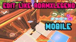 Edit like PC players on mobile - Fortnite mobile edit guide