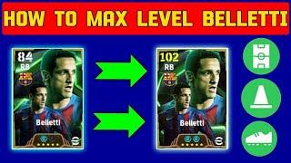 Belletti Epic Card Max Level Training In efootball 2025 | How to train Belletti in pes 2025