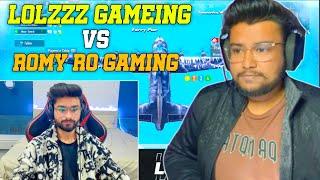 2 LoLzZz Gaming vs Romy Ro Gaming Bgmi Streamer vs Streamer Video i Rush Aj