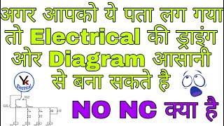 What is NO NC | How to make an Electrical Diagrams by YK Electrical