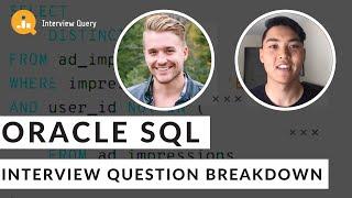 Breaking Down an Oracle SQL Interview Question