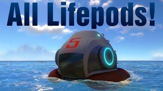 All Lifepods In Subnautica Breakdown!