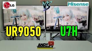LG UR9050 vs HISENSE U7H: Smart TVs 4K / ¿Cuál deberías comprar?