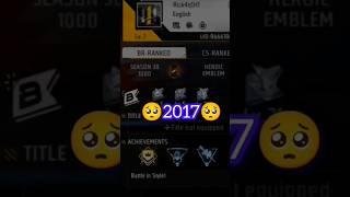 S M OO T H  free fire 2017 vs 2024 #ffshort #trending @Nrzzzzzzzz