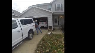 Garage Temp Repair - Car veers of road and hits house. (pretty common)