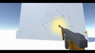 Tommy Gun (And Bullet Raycast) Script Test | Unity3D Blender GameDev | MousemeatGames