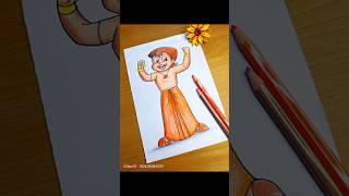 How to draw Chota Bheem || Chota Bheem drawing easy step by step  #arpitaartwork