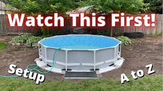 Intex Frame Pool Complete Setup