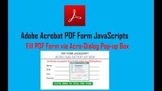 PDF Form JavaScript  Fill PDF Form Text Fields via Acro-Dialog Pop-up Box