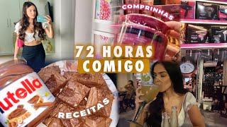 VLOG ~quase~ 72h COMIGO | academia, receitinhas, shopping, comprinhas, rotina…