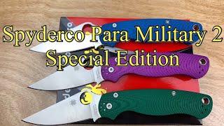 Spyderco Para Military 2 in aluminum   A BladeHQ exclusive