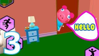 Piggy Neighbor Family Escape Obby House 3D Gameplay Level 3 (Android, iOS)