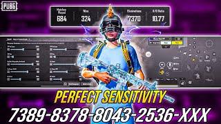 NEW UPDATE 3.4  BEST SENSITIVITY CODE + CONTROL SETTINGS PUBG MOBILE/BGMI