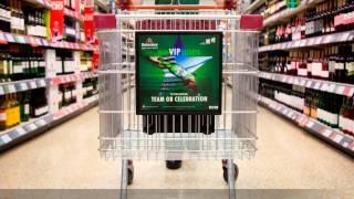 Redbus In-Store Media: Trolley & basket media placed at the point of choice and purchase