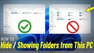 Delete & Remove Folders from This PC Windows 11 | How To Recover & Get Back File Explorer folders 