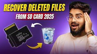 How to Recover Permanently Deleted Files from SD Card 2025 FREE  Recover Deleted Photos and Videos