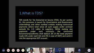 TDS & GSTR 7