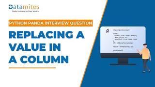 Replacing a value in a Column | Python Panda Tutorial