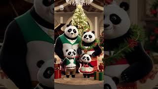 The best loveable panda family  #family #panda #ai #shorts