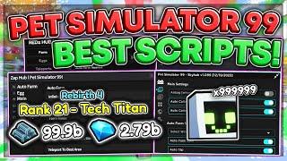 [UPDATE] Pet Simulator 99 Script Hack OP | BEST Auto Farm + FAST Auto HATCH | FREE HUGES | *OP DUPE*