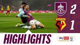 Anthony & Brownhill Strike Down Hornets | HIGHLIGHTS | Burnley 2-1 Watford