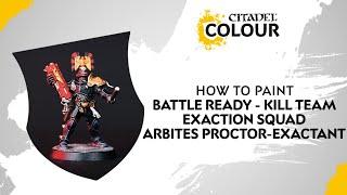 How to Paint: Kill Team - Exaction Squad - Arbites Proctor-exactant