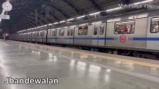 Delhi Metro Blue Line Jhandewalan Metro Station