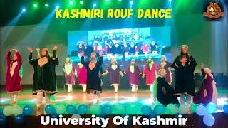 popular Kashmiri Rouf Dance at Tech Fest | University of Kashmir Hazratbal | Day 1