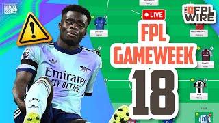 FPL Gameweek 18 Pod | The FPL Wire | Fantasy Premier League Tips 2024/25