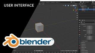 User Interface - Quick Start Blender 2.8x