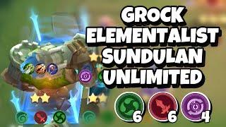 GROCK TITAN ELE FIGHTER| COMBO META OP MAGIC CHESS UPDATE TERBARU 2024 | LING SKILL 2