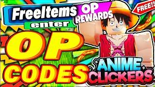 ALL NEW *SECRET REWARDS* UPDATE CODES in ANIME CLICKER SIMULATOR CODES! (Anime Clicker Simulator)