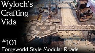 How to Make Interlocking Roads Forgeworld Style for Warhammer 40k