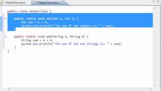 Java Programming - 38 - Overloaded Methods