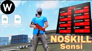 White FF Noskill Sensi setting ️ Noskill Sensi aimbot trick|White FF NoSkill Sensi For Android /iOS