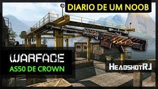 Warface Noob com Arma de Crown AS50