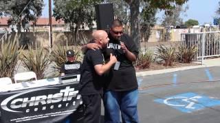 Pastor James Kaddis and Josh of Calvary Chapel Signal Hill beatbox and rap