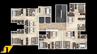 Easy Steps How to make 3d Floor plan in 3ds max Part #01