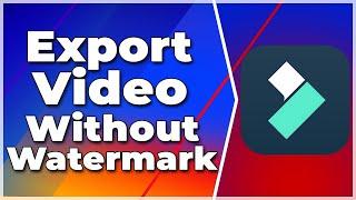 How To Export Filmora Video Without Watermark (Super Easy)(2024) (Tutorial)