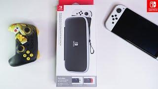 Unboxing Nintendo Switch OLED Carrying Case & Screen Protector