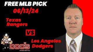 MLB Picks and Predictions - Texas Rangers vs Los Angeles Dodgers, 6/13/24 Free Best Bets & Odds