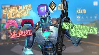 #1 RANK CONSOLE VALORANT player (XBOX/PS5) + BEST settings for RANK