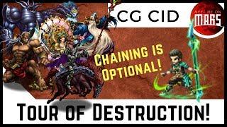 CG CID TOUR OF DESTRUCTION! | Crazy Dragoon Jump Damage | FFBE