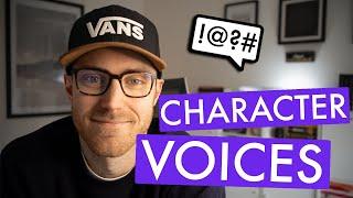 How to make your characters sound different  (TWO MINUTE TECHNIQUE)