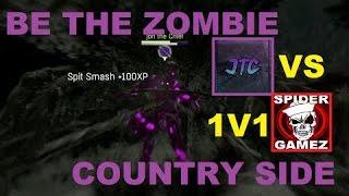 Jon The Chief VS SpiderGamez - Be The Zombie Match In Country Side (Dying Light The Following)