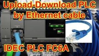 WindLDR V8: Upload and Download Program FC6A PLC by Ethernet Cable - P3