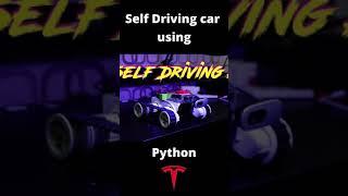 Self Driving car using Raspberry Pi and python | AI self driving car | #shorts