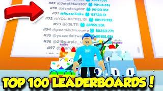 I Got TOP 100 In Pet Simulator X Leaderboards AGAIN!! (Roblox)